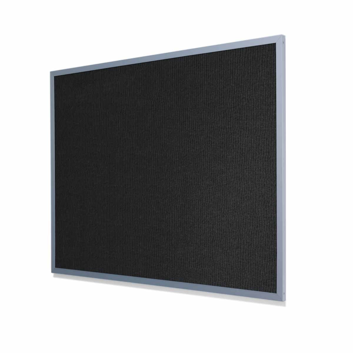 Lava Ribbed VELCRO® Compatible Cork Board with Heavy Aluminum Frame